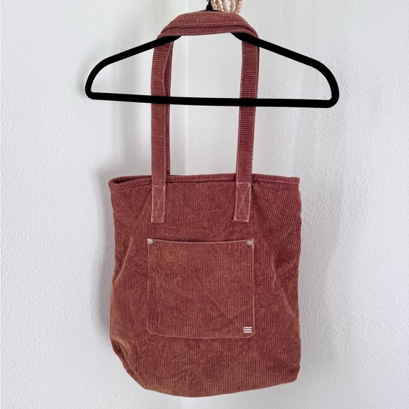 Urban Outfitters Handbags - Urban Outfitters Cognac Corduroy Tote Bag